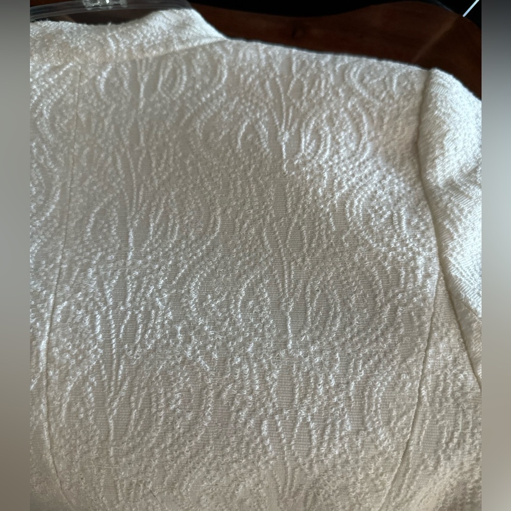 Ivory fitted jacket - Picture 3 of 5